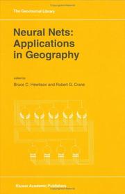 Neural nets : applications in geography