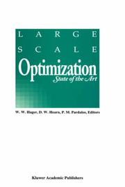 Large scale optimization : state of the art