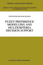 Fuzzy preference modelling and multicriteria decision support