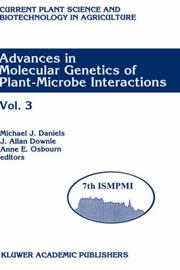 Advances in molecular genetics of plant-microbe interactions. Vol.3