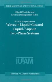 IUTAM symposium on waves in liquid/gas and liquid/vapour two-phase systems : proceedings of the IUTAM symposium held in Kyoto, Japan, 9-13 May 1994