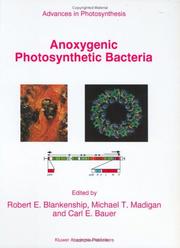 Cover of: Anoxygenic photosynthetic bacteria