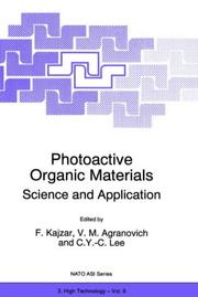 Photoactive organic materials : science and applications