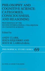 Philosophy and cognitive science : categories, consciousness, and reasoning : proceedings of the Second International Colloquium on Cognitive Science