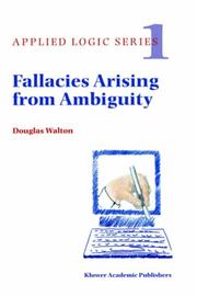 Cover of: Fallacies arising from ambiguity
