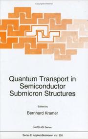 Quantum transport in semiconductor submicron structures