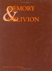 Memory & oblivion : proceedings of the XXIXth International Congress of the History of Art, held in Amsterdam, 1-7 September 1996