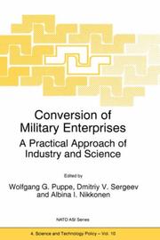 Conversion of military enterprises : a practical approach of industry and science