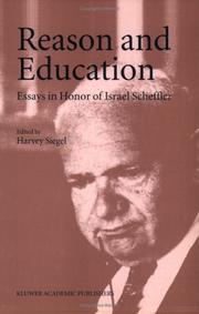 Reason and education : essays in honor of Israel Scheffler