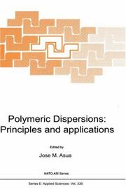 Polymeric dispersions : principles and applications