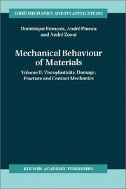 Mechanical behaviour of materials