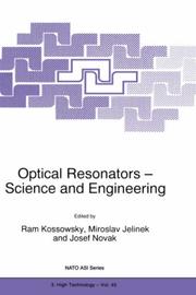 Optical resonators : science and engineering