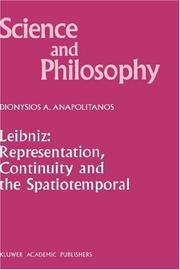 Leibniz : representation, continuity, and the spatio-temporal