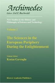 The sciences in the European periphery during the Enlightenment