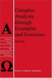 Complex analysis through examples and exercises