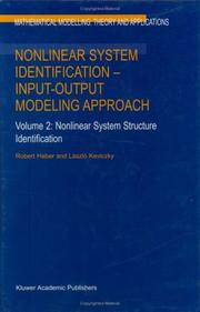 Nonlinear system identification : input-output modeling approach