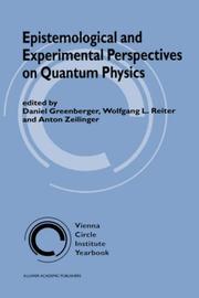 Epistemological and experimental perspectives on quantum physics