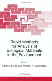 Rapid methods for analysis of biological materials in the environment