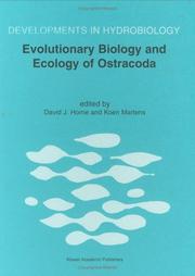 Evolutionary biology and ecology of ostracoda : theme 3 of the 13th International Symposium on Ostracoda (ISO97)