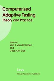 Computerized adaptive testing : theory and practice