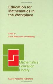 Education for mathematics in the workplace