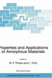 Properties and applications of amorphous materials