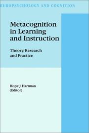 Metacognition in learning and instruction : theory, research, and practice