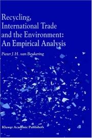 Recycling, international trade, and the environment : an empirical analysis