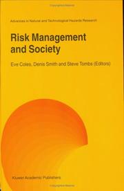 Risk management and society