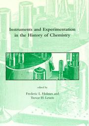 Instruments and experimentation in the history of chemistry