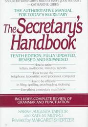 The secretary's handbook by Sarah Augusta Taintor