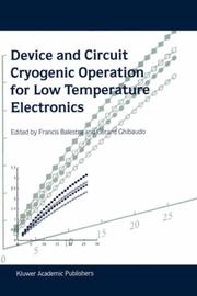 Device and circuit cryogenic operation for low temperature electronics