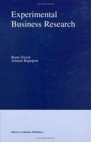 Experimental business research