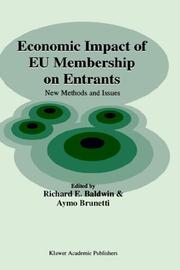 Economic impact of EU membership on entrants : new methods and issues