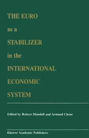 The Euro as a stabilizer in the international economic system