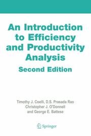 An introduction to efficiency and productivity analysis