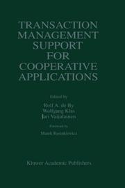 Transaction management support for cooperative applications