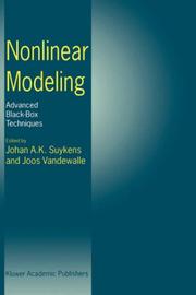 Cover of: Nonlinear Modeling: Advanced Black-Box Techniques