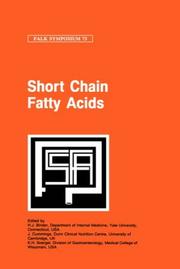 Short chain fatty acids