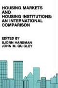 Housing markets and housing institutions : an international comparison