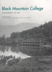 Cover of: Black Mountain College: Experiment in Art
