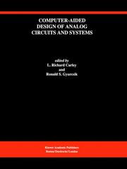 Computer-aided design of analog circuits and systems