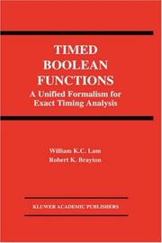 Timed boolean functions : a unified formalism for exact timing analysis