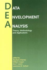 Cover of: Data Envelopment Analysis: Theory, Methodology and Applications