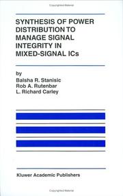 Synthesis of power distribution to manage signal integrity in mixed-signal ICs