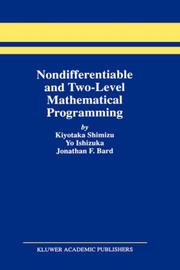 Nondifferentiable and two-level mathematical programming