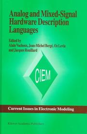 Cover of: Analog and mixed-signal hardware description languages