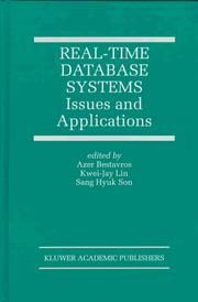 Real-time database systems : issues and applications