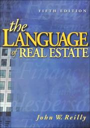 Cover of: The language of real estate