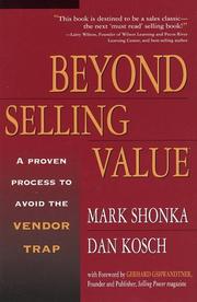 Cover of: Beyond selling value